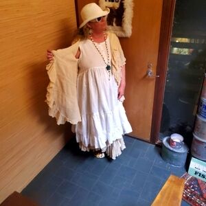 💥SOLD💥Magnolia Pearl Ruffled Layered Long Jacket